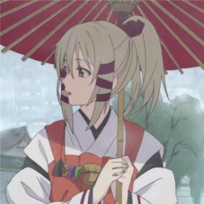 旧漫冷漠女生微信二次元头像