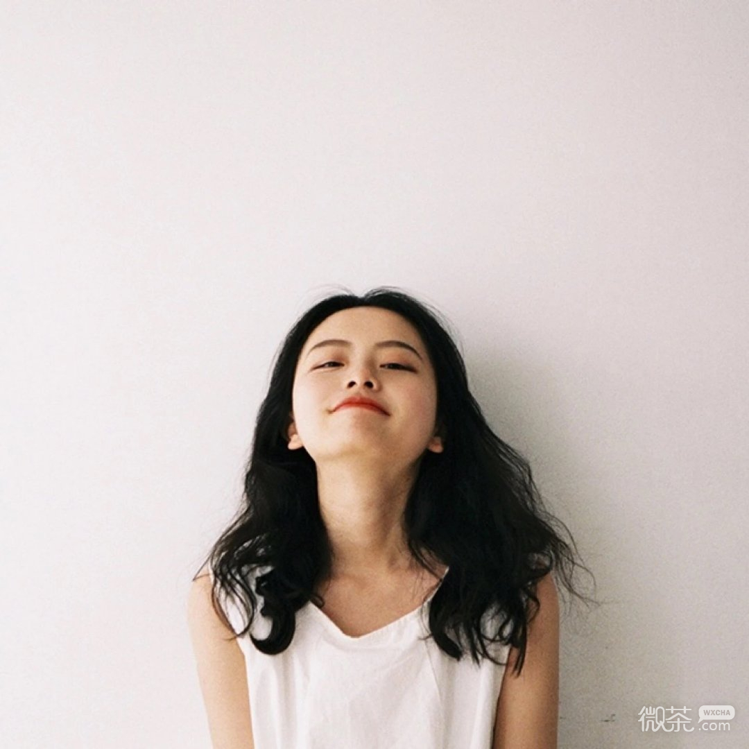 微信佛系漂亮流行女生头像