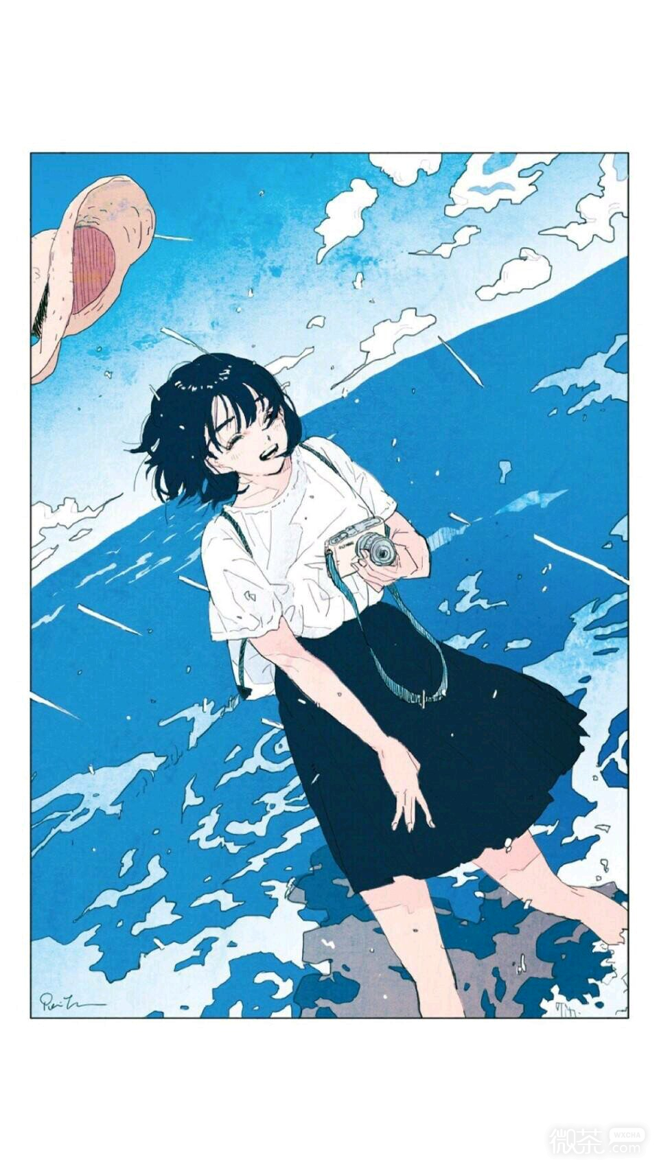 微信唯美梦幻清新二次元人物图片