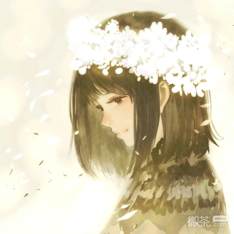 微信唯美梦幻清新二次元人物图片