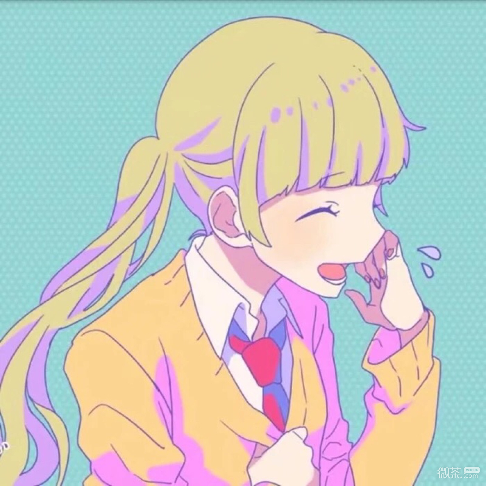 微信高清简洁靓丽二次元女生头像