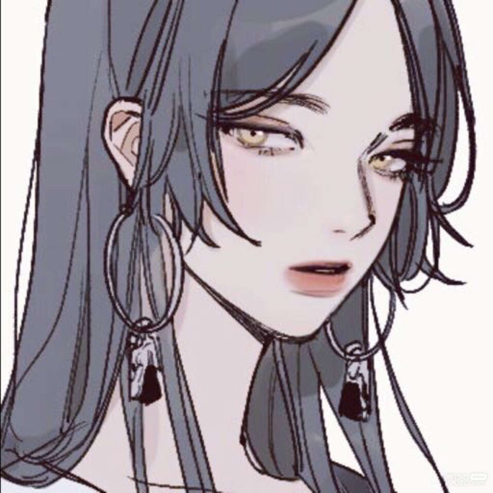 微信高清简洁靓丽二次元女生头像