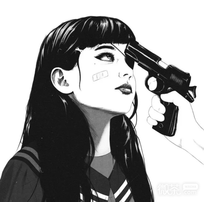 微信高清简洁靓丽二次元女生头像