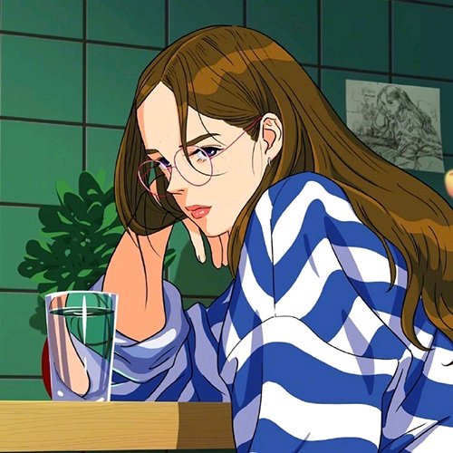 微信好看唯美佛系女生二次元头像