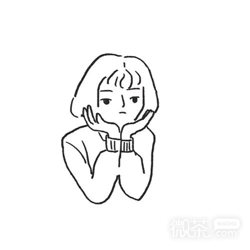 微信时尚清新性感女生头像