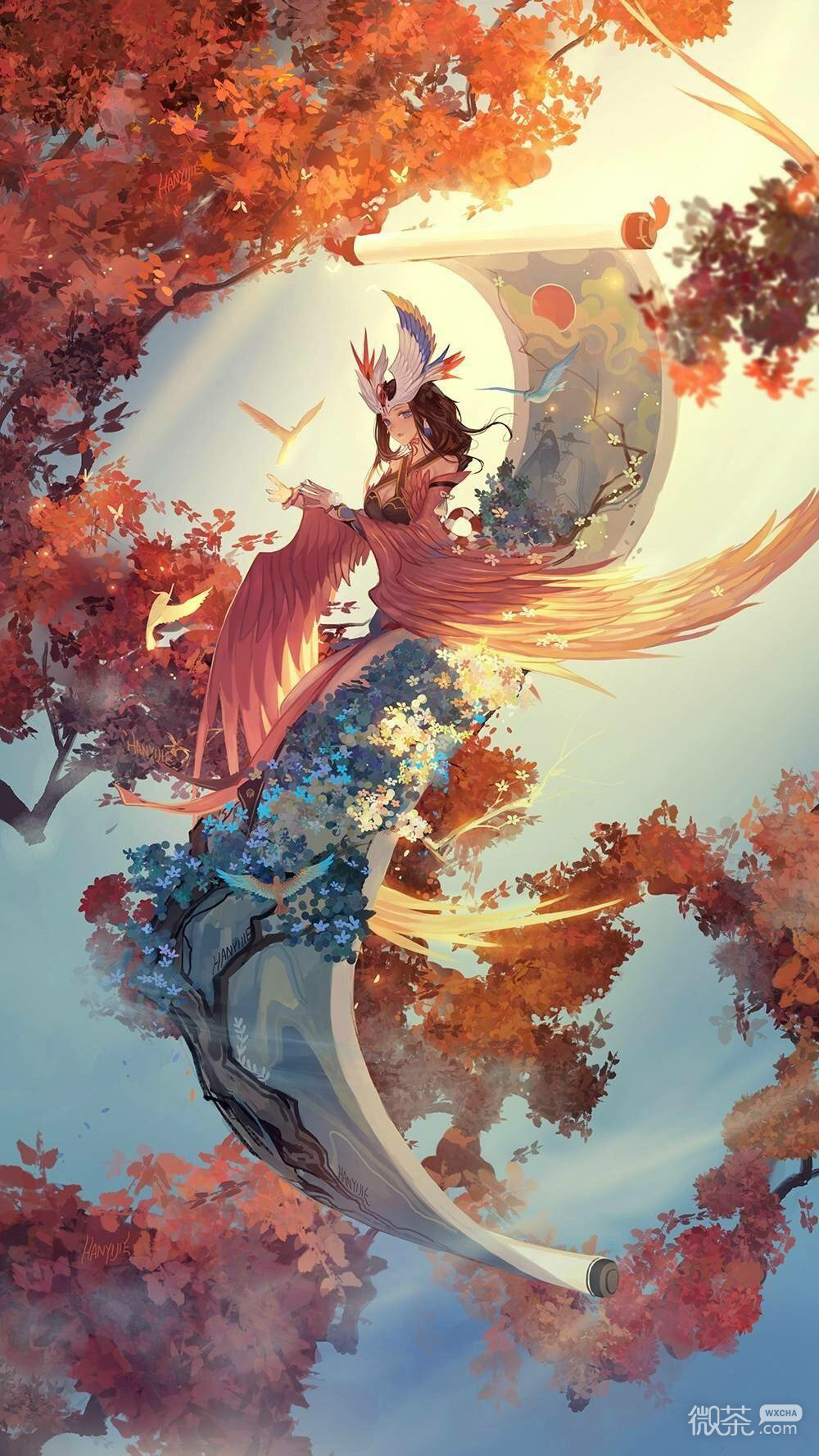 微信清新梦幻唯美二次元图片