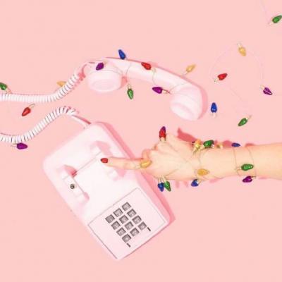 微信粉嫩清新好看风景头像