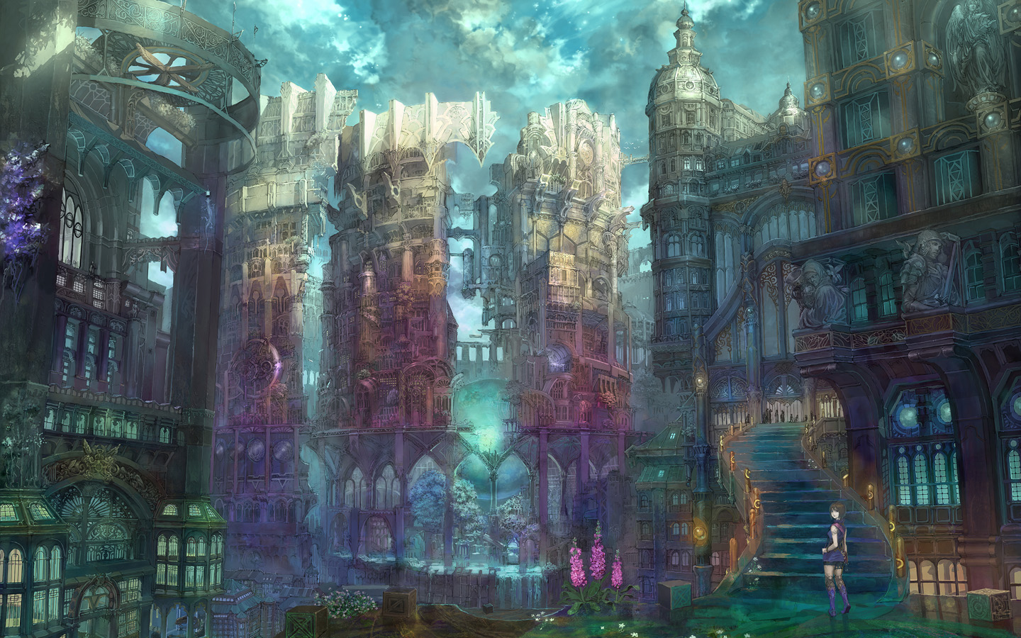 好看唯美意境梦幻二次元微信图片