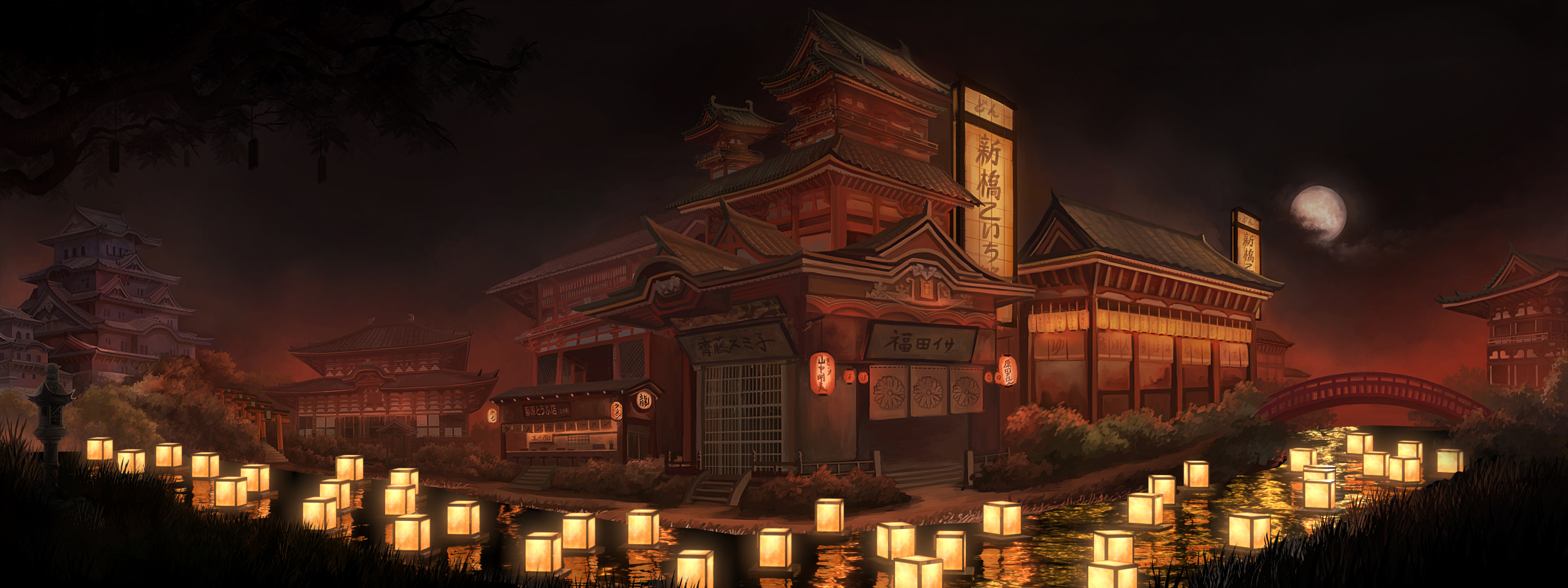 微信时尚唯美梦幻二次元风景静物图片