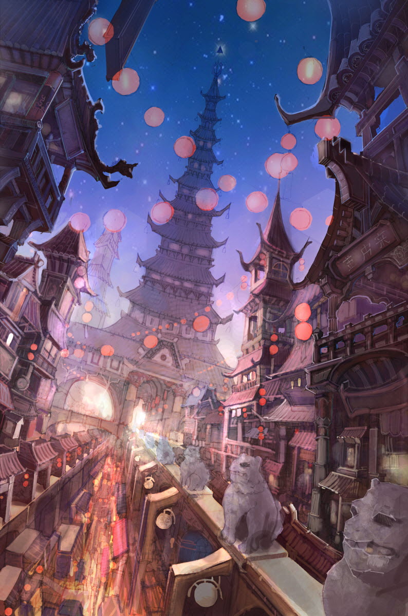 好看唯美意境梦幻二次元微信图片