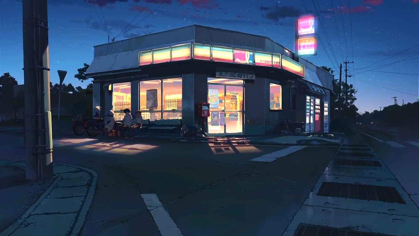 励志唯美小清新风格的二次元微信图片下载