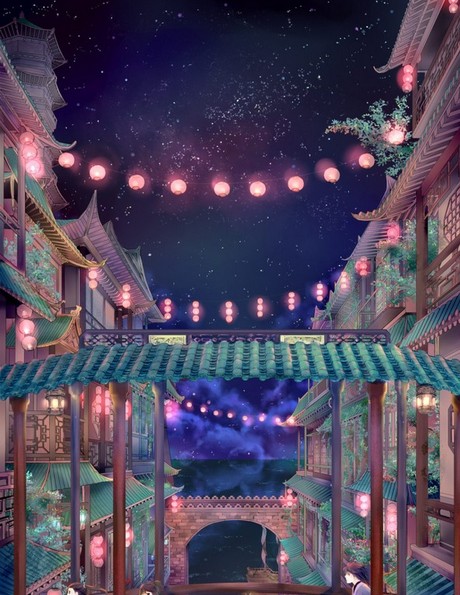 好看唯美意境梦幻二次元微信图片