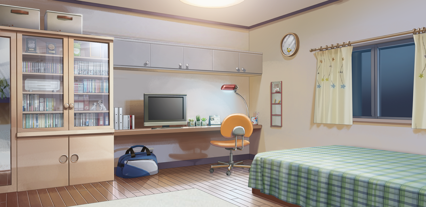 励志唯美小清新风格的二次元微信图片下载