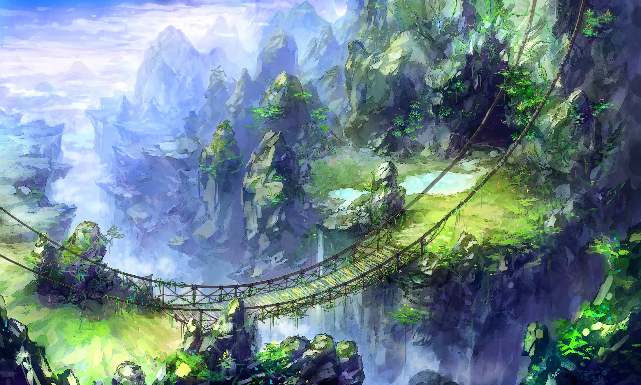 微信时尚唯美梦幻二次元风景静物图片