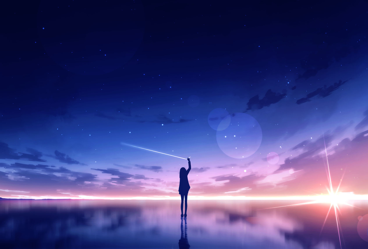 微信唯美好看高清意境二次元图片