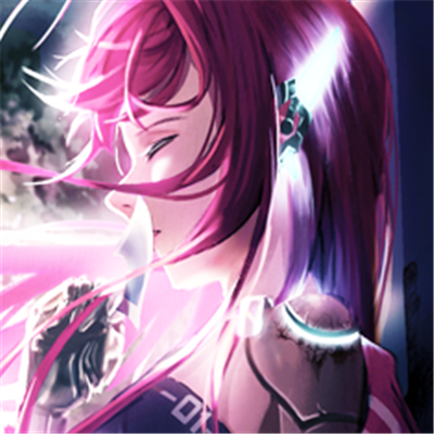 可爱粉嫩小清新二次元女生头像