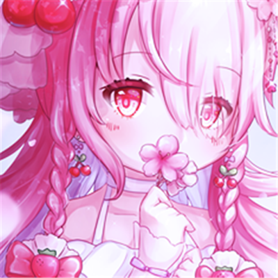 微信阳光粉嫩好看二次元女生头像