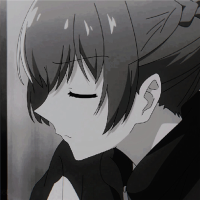 微信非主流黑白男生二次元头像