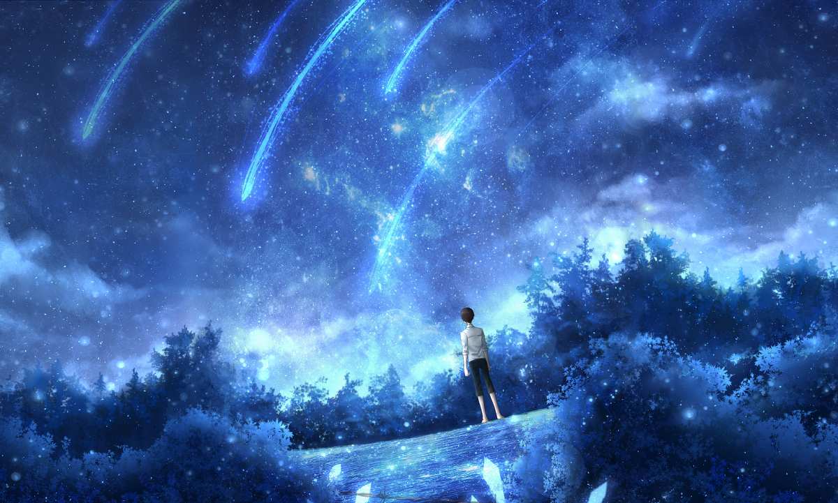 微信唯美好看高清意境二次元图片