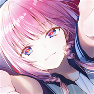 可爱粉嫩小清新二次元女生头像