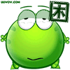 可爱搞笑的绿豆蛙系列微信表情包下载