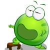 可爱搞笑的绿豆蛙系列微信表情包下载