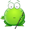 可爱搞笑的绿豆蛙系列微信表情包下载