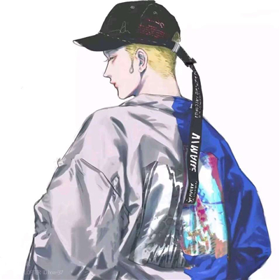微信帅气潮流寂寞二次元男生头像
