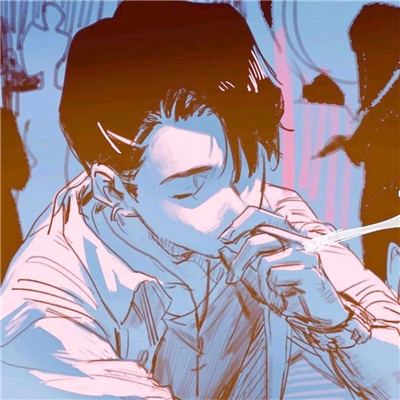 微信帅气潮流寂寞二次元男生头像