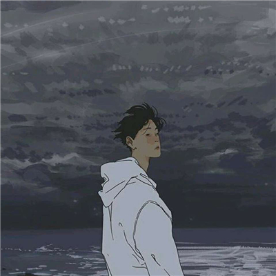 微信冷酷重口味二次元男生头像