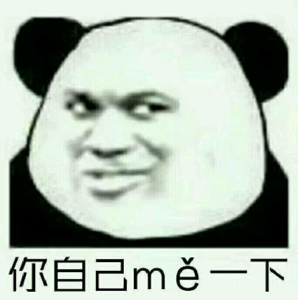 打扰了微信恶搞傻屌熊猫头斗图表情包