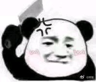 打扰了微信恶搞傻屌熊猫头斗图表情包