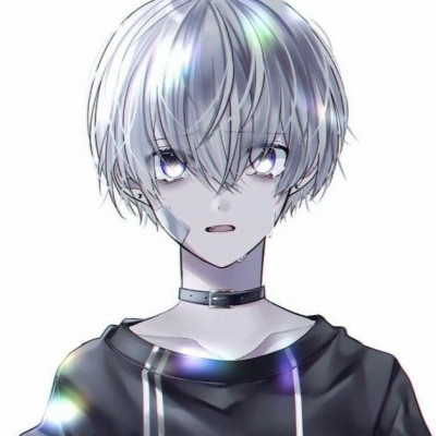 微信冷酷帅气性感二次元男生头像