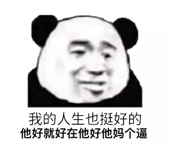 打扰了微信恶搞傻屌熊猫头斗图表情包