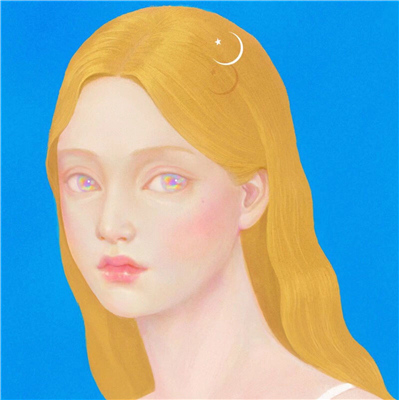 微信简洁非主流二次元女生头像