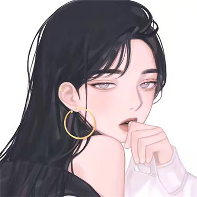 微信简洁非主流二次元女生头像