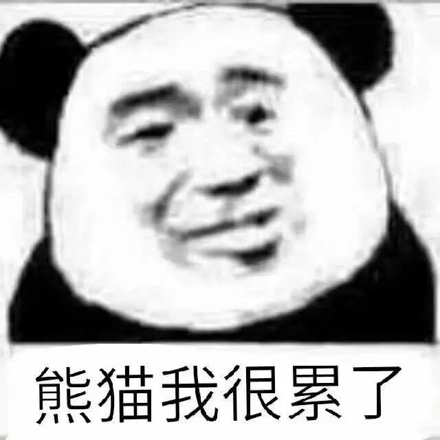 微信逗比傻屌熊猫头斗图表情包