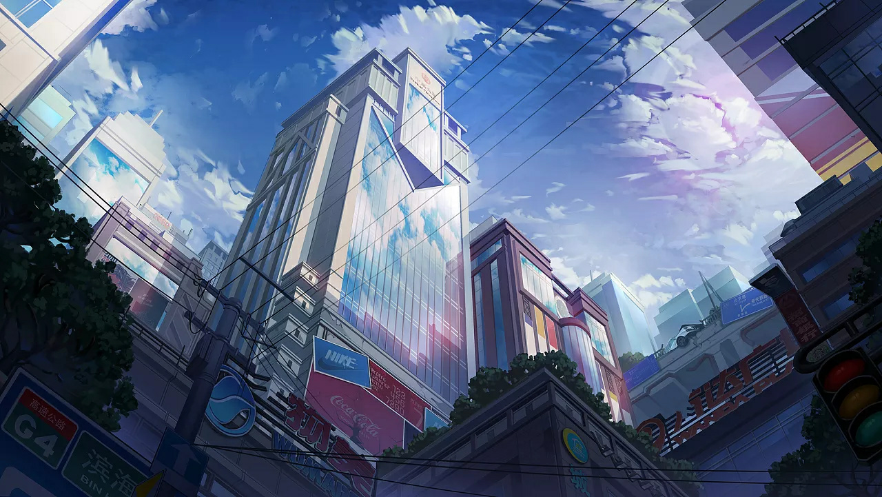 微信唯美高清梦幻二次元场景图片