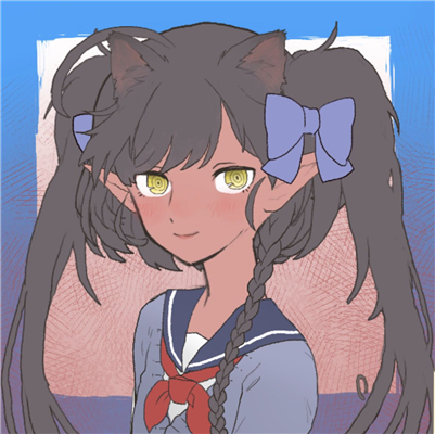 微信简洁非主流二次元女生头像