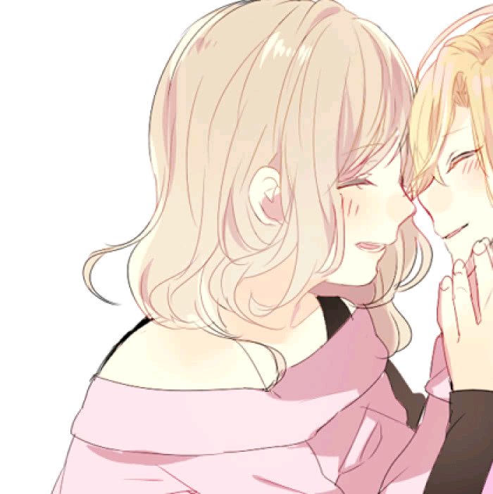 微信好看高清甜蜜二次元情侣头像