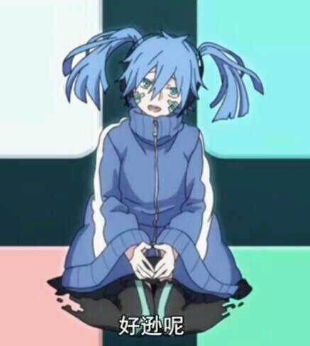 微信可爱萌妹子二次元人物斗图表情包