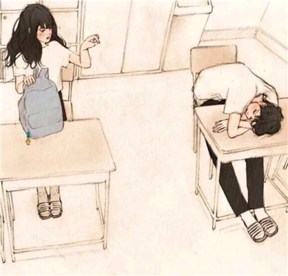 微信好看爱情情侣二次元头像