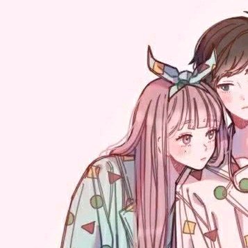 微信好看高清甜蜜二次元情侣头像