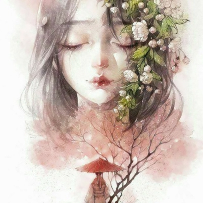 唯美好看的微信古风女生动漫头像下载