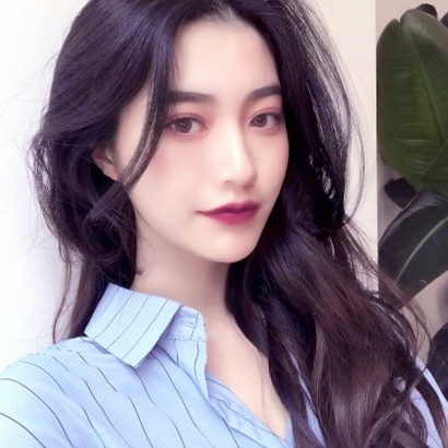 好看个性的微信蓝色韩范女生头像合集下载