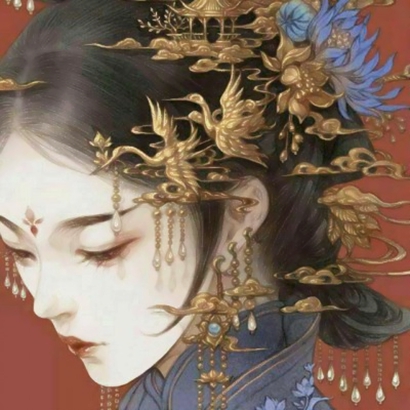 唯美好看的微信古风女生动漫头像下载