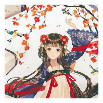 唯美好看的微信古风女生动漫头像下载