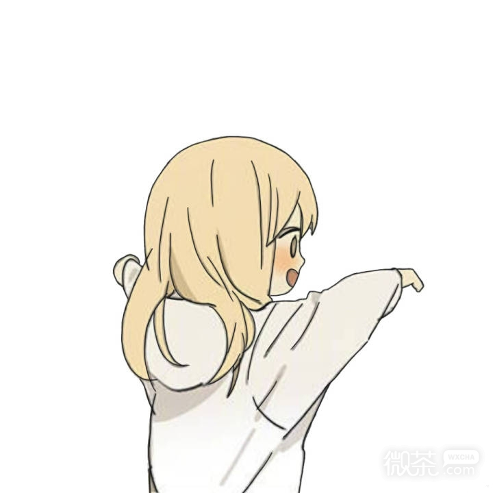 微信文艺二次元情侣头像