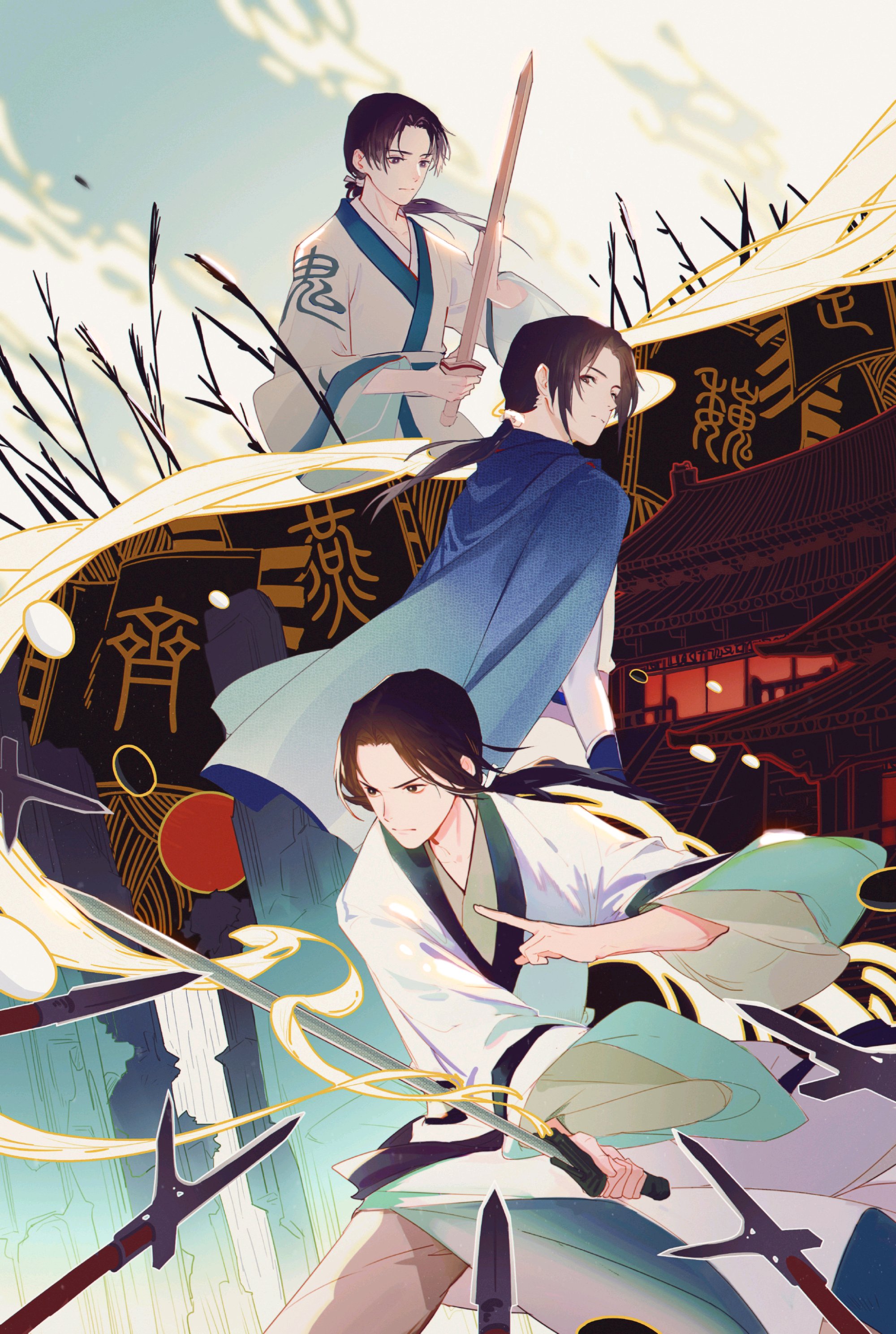 微信简洁小清新二次元人物图片