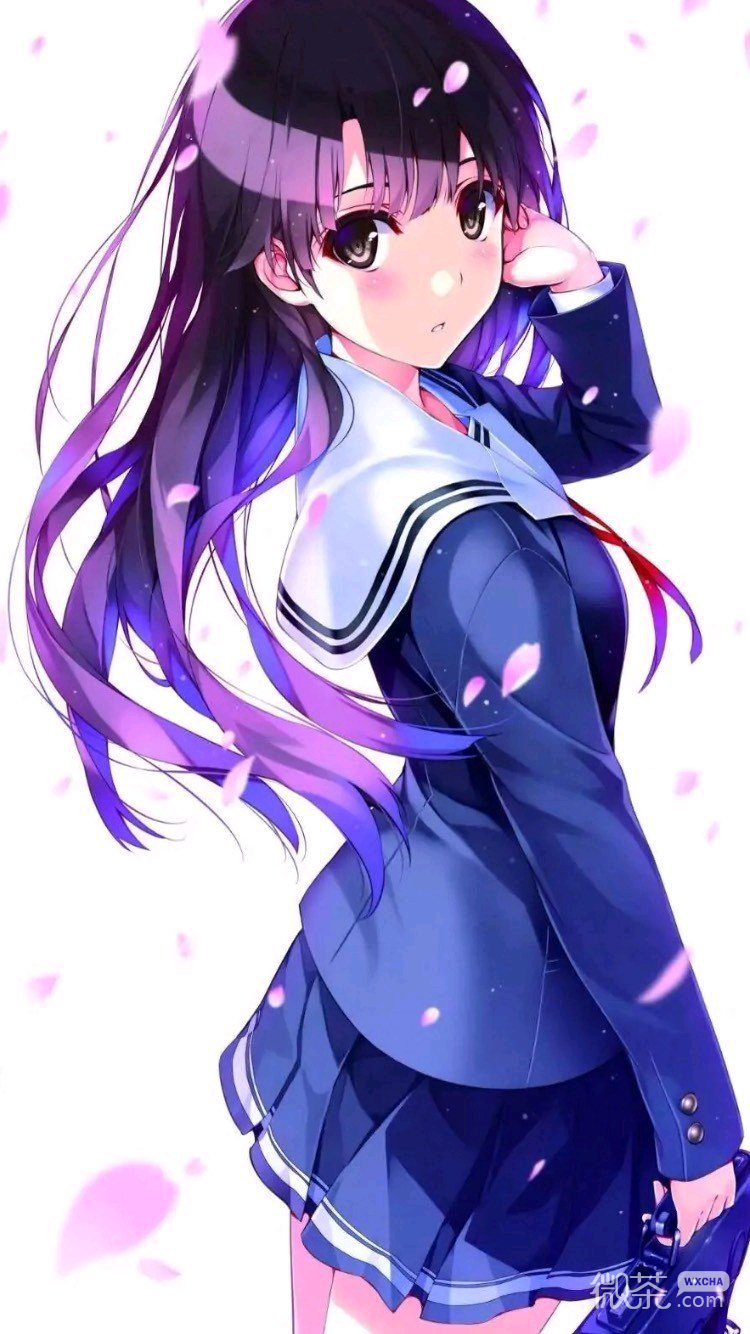 微信唯美好看梦幻二次元人物斗图表情包